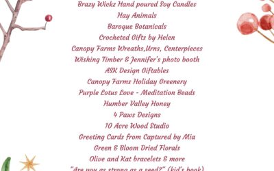 Handcrafted Giftsale in the Hayloft – Sunday November 13th 11-3pm