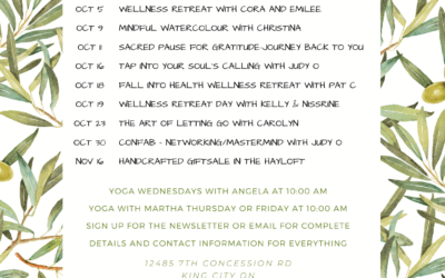 Events Schedule – 2025