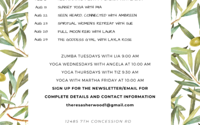 Events Schedule – 2026