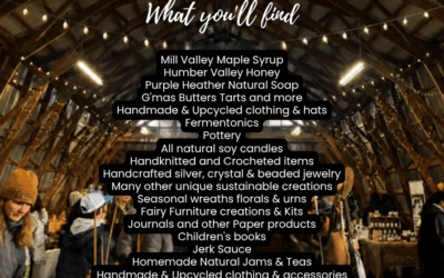 Handcrafted Giftsale in the Hayloft – Sun. Nov. 15 11AM-3PM